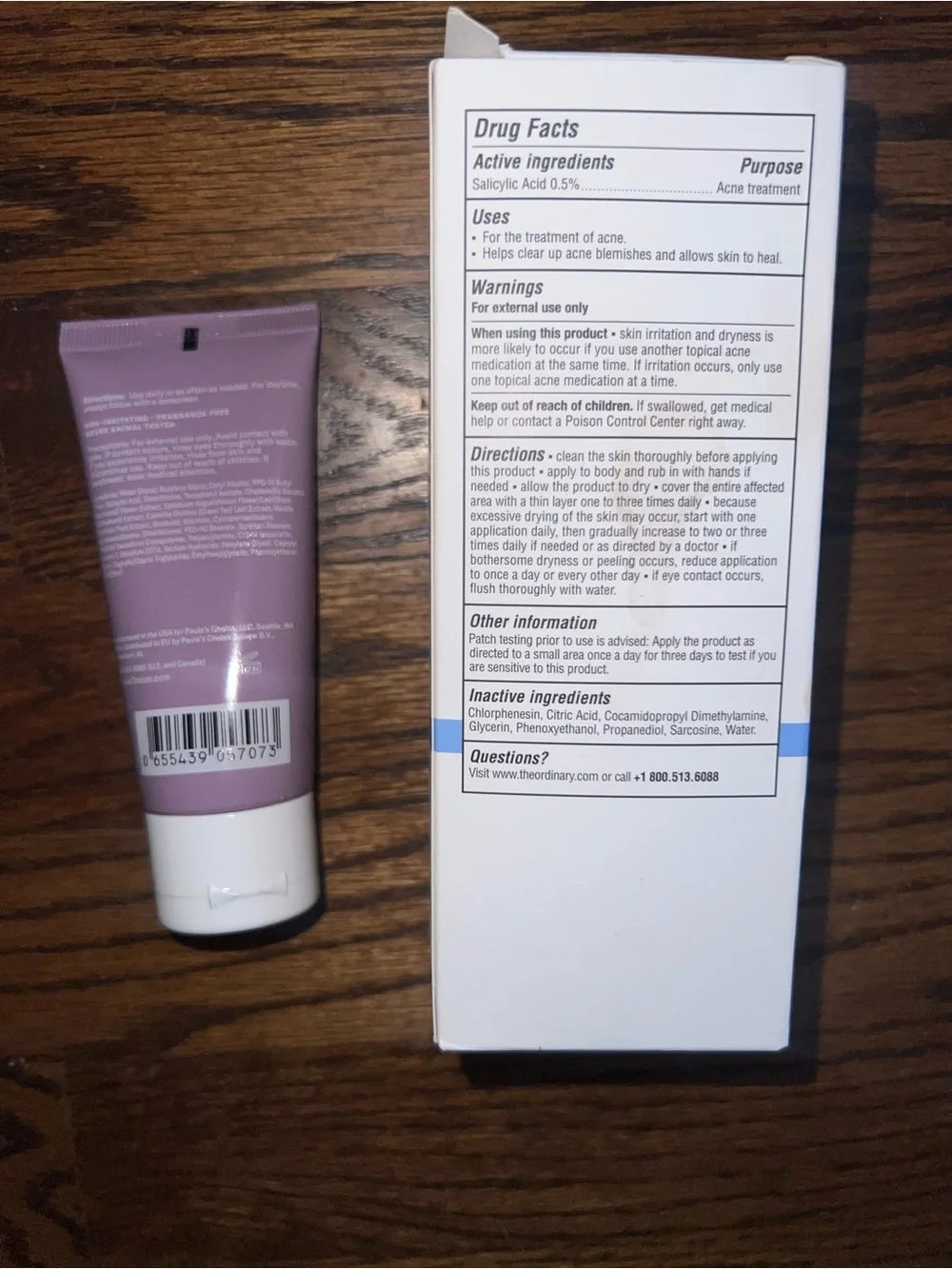 NWT acne body treatment set The Ordinary Salicylic Acid Serum Paula’s Choice BHA